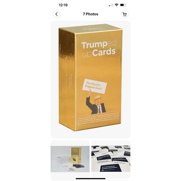 Donald J. Trump Trumped Up Cards: The World's Biggest Deck Satire Card Game - Picture 11 of 13